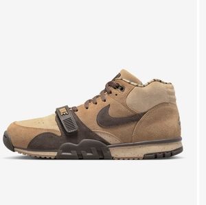 Nike Air Trainer 1 Hay Baroque Brown Taupe Sneakers DV6998-200 Mens Size 11